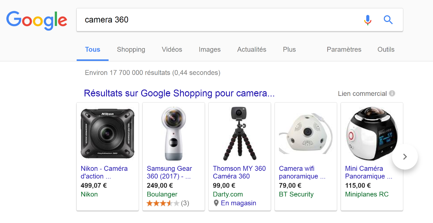 Nikon-Google-Shopping-Keyade